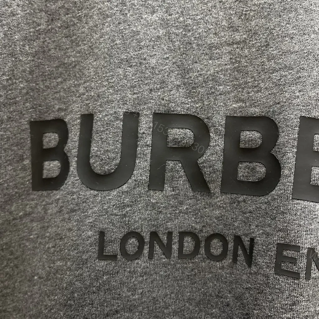 View 4 of Gray fleece crewneck - London logo luxury sweatshirt