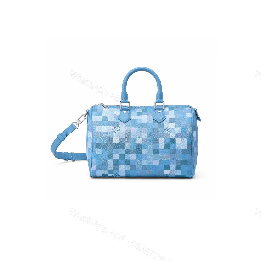 Louis Vuitton Speedy 30 Bandoulière Blue 34Cm M28978 — view 1