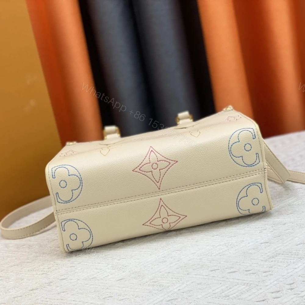 View 6 of Louis Vuitton Onthego PM Handbag Beige 25Cm M46629