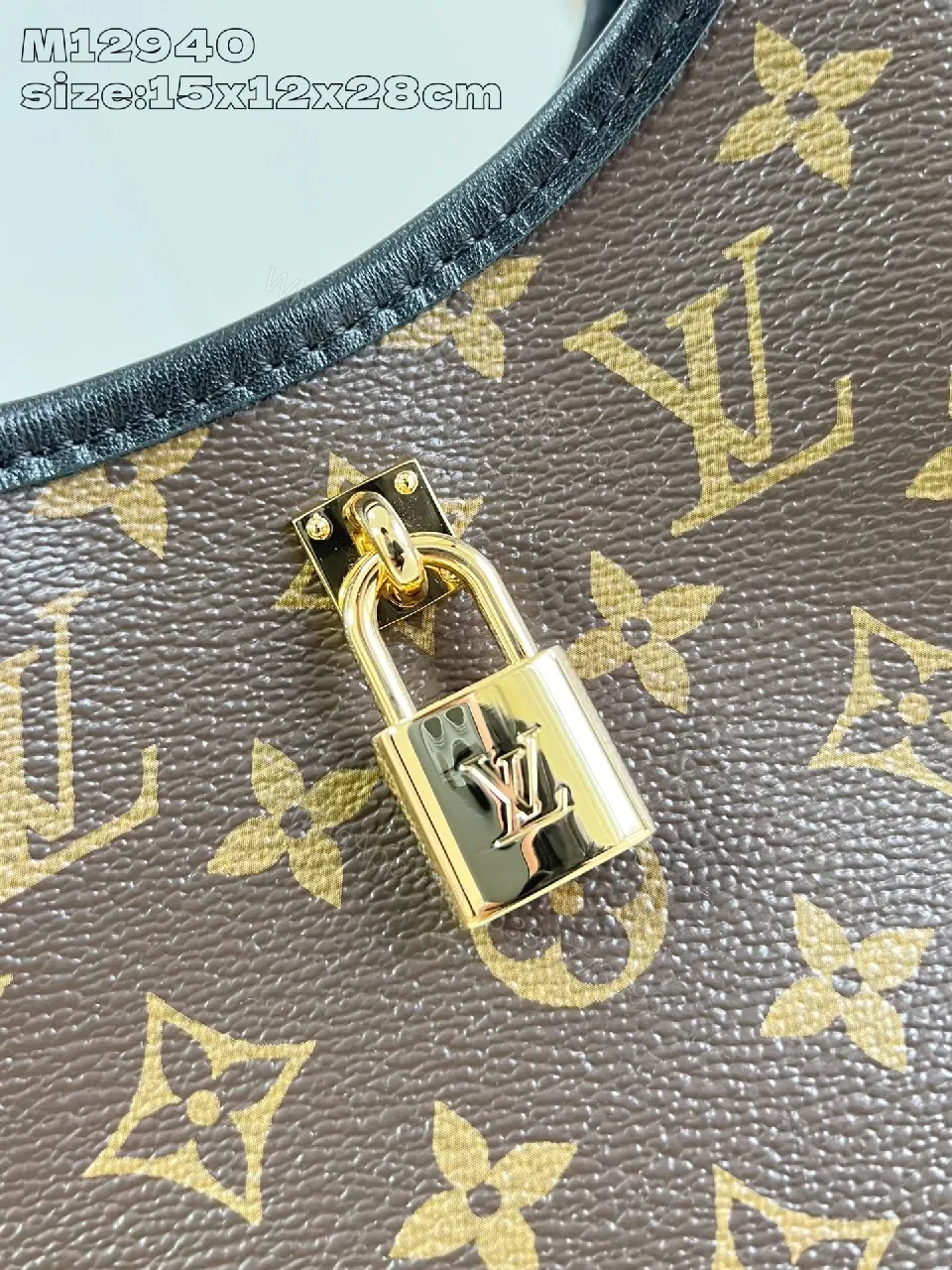 View 3 of Structured Monogram Satchel: Luxe, Modern, Durable Carryall