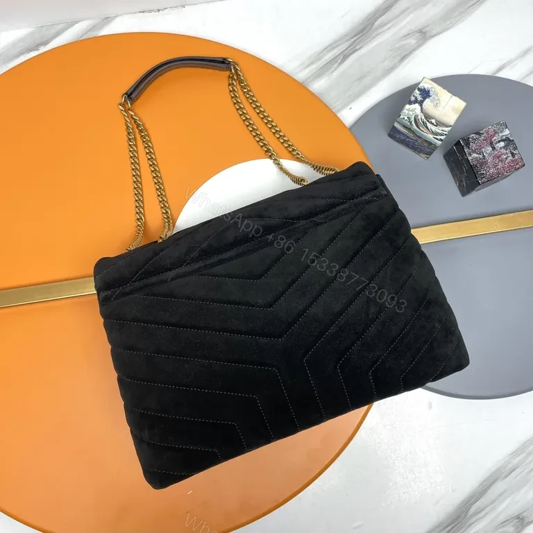 View 2 of Chic Velvet Mini Bag: Chevron Quilted, YSL-Inspired Luxury