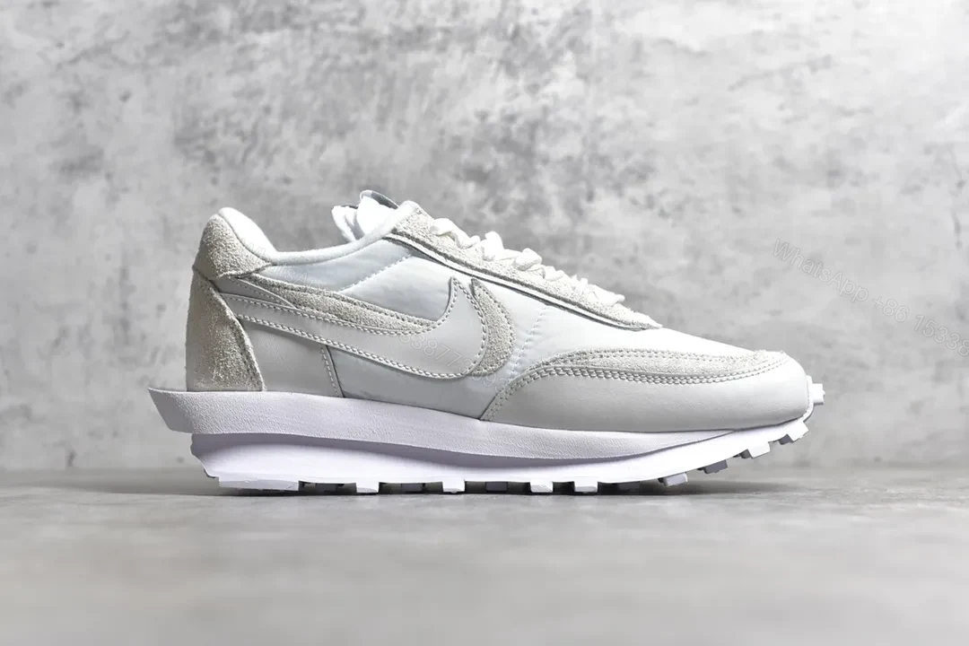 View 3 of Sacai × Nike LDV Waffle White Reps