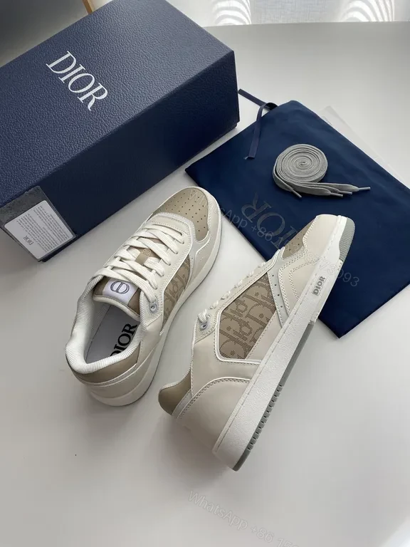 View 2 of Beige Leather Mesh Sneaker - Chic Luxe Comfort