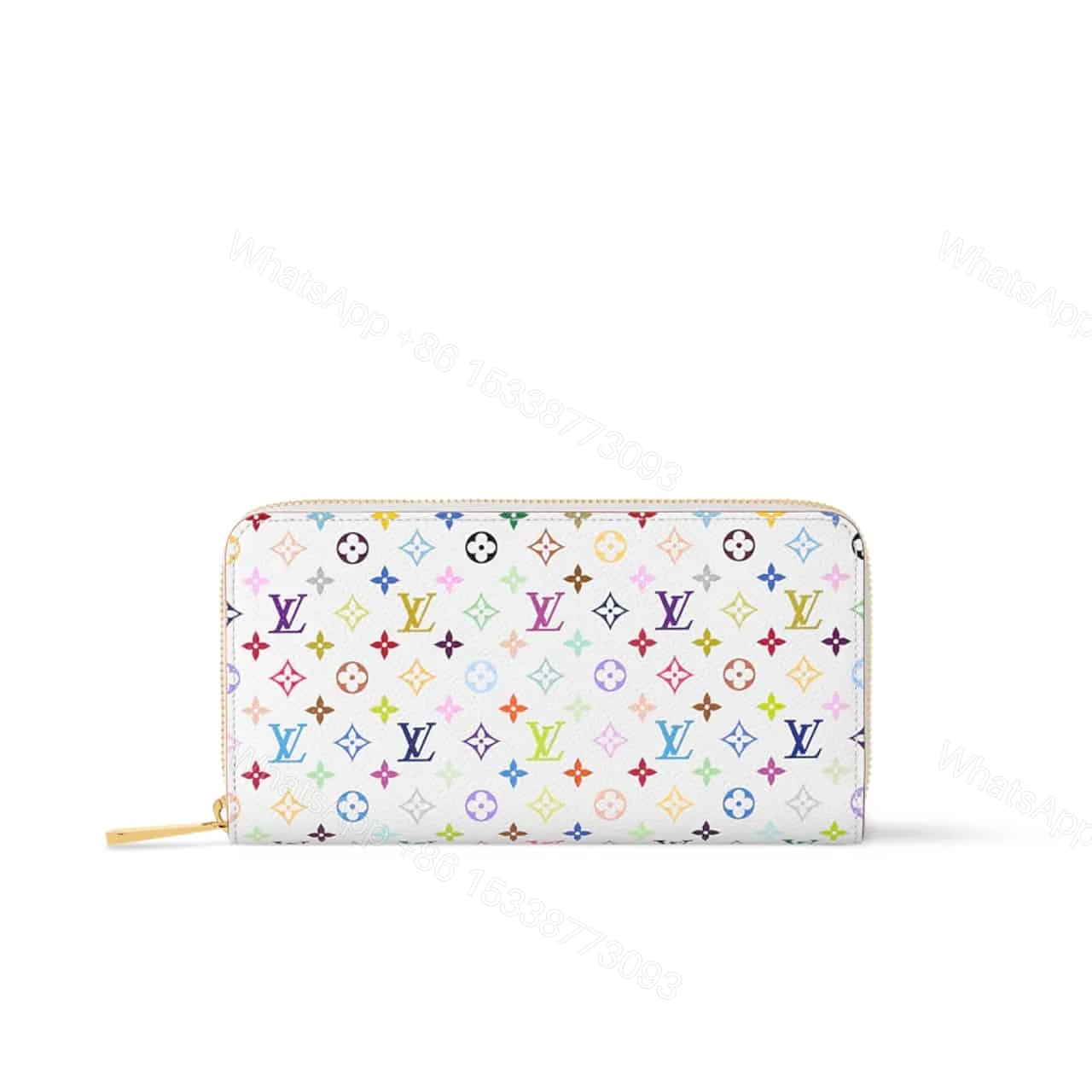 Louis Vuitton Zippy Multicolored White 19Cm — view 1