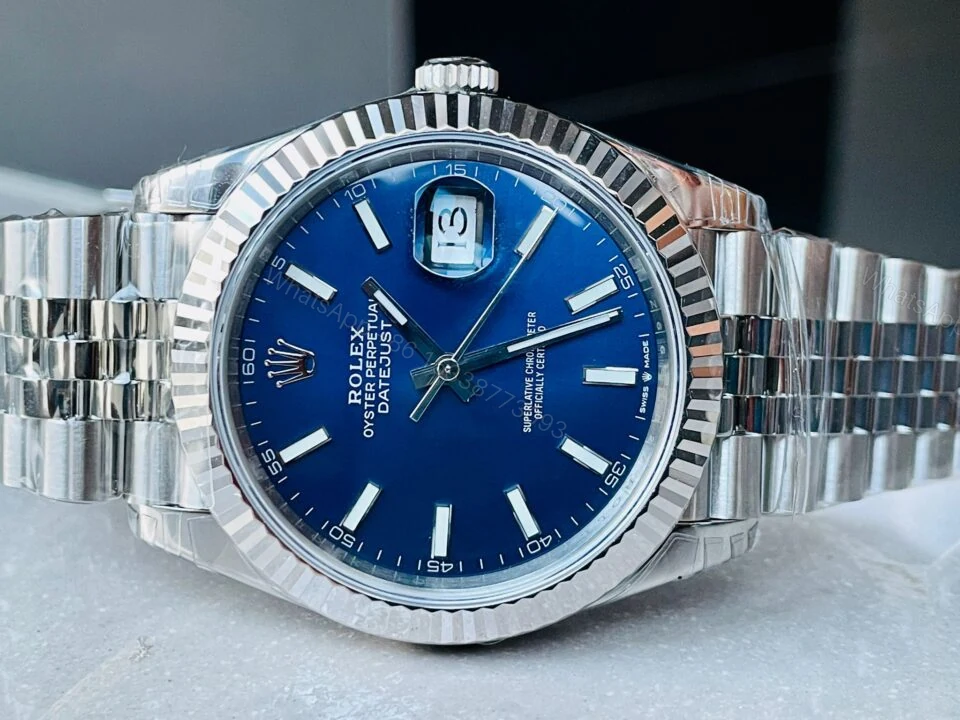 View 2 of VS Factory 1:1 Rolex DateJust 41 SS Best Edition 904L Steel Blue Dial