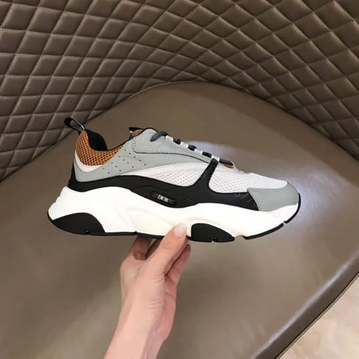 B22 SNEAKER TECHNICAL MESH WITH AND CALFSKIN – CD107 — view 1