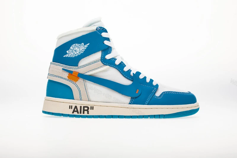 View 3 of Off White x Air Jordan 1 High “UNC” AQ0818-148 (TOP quality)