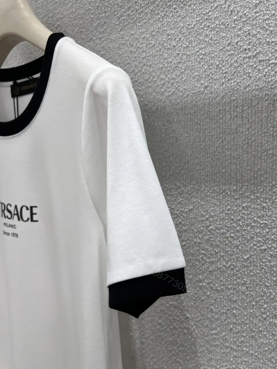 View 10 of Monochrome Versace Tee: Elevated Everyday Comfort
