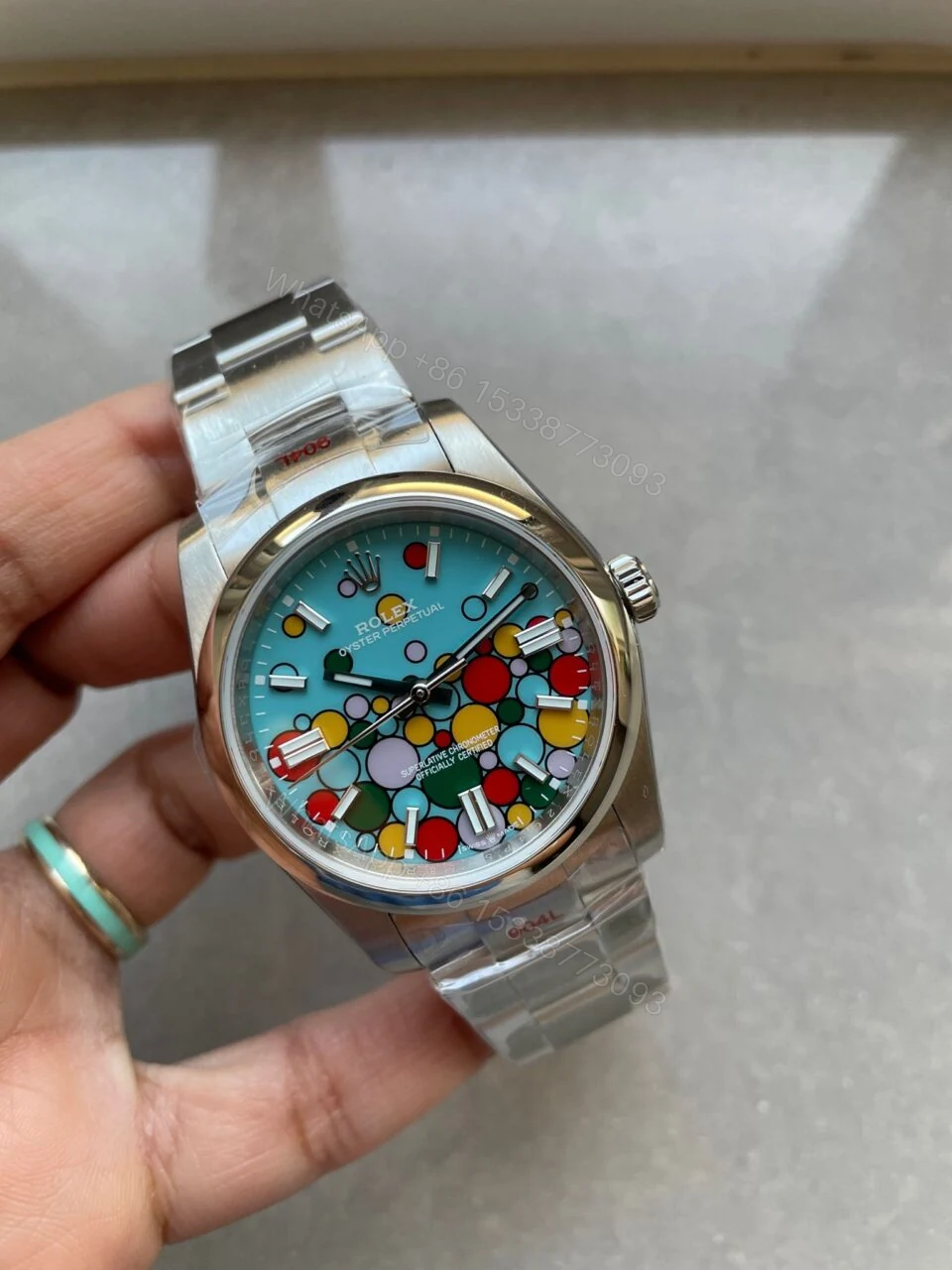 View 5 of KRF Factory 1:1 Rolex Oyster Perpetual 36 126000 904L SS Bubble Dial A2824