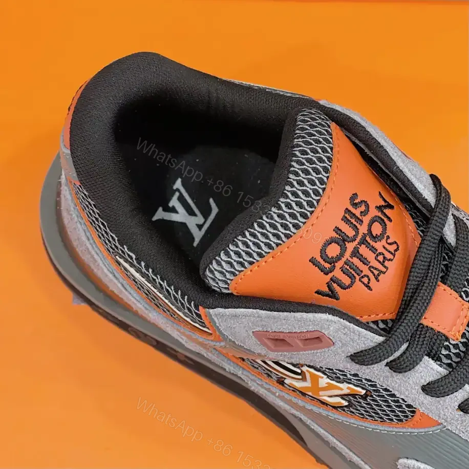 View 8 of LOUIS VUITTON RUN AWAY SNEAKERS IN GREY AND BLACK – LSVT359