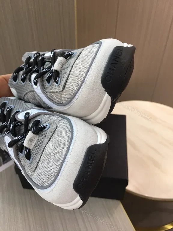 View 9 of Chic Knit Suede High-Top Sneakers: Subtle Logo Luxe
