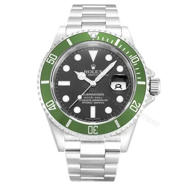 Super Clone Rolex Submariner Green Bezel Black Dial Kermit — view 1