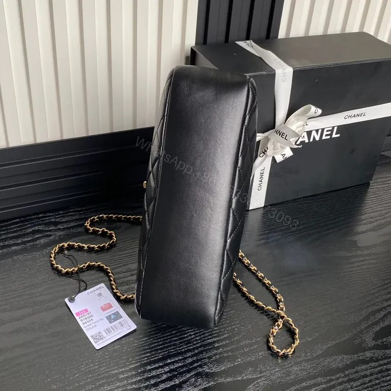 View 4 of Chanel-Inspired Quilted Leather Crossbody: Modern Luxury