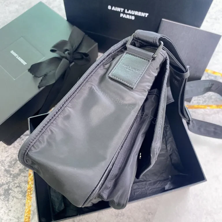 View 5 of Dark Minimalist Louis-Style Messenger: Everyday Luxury Bag