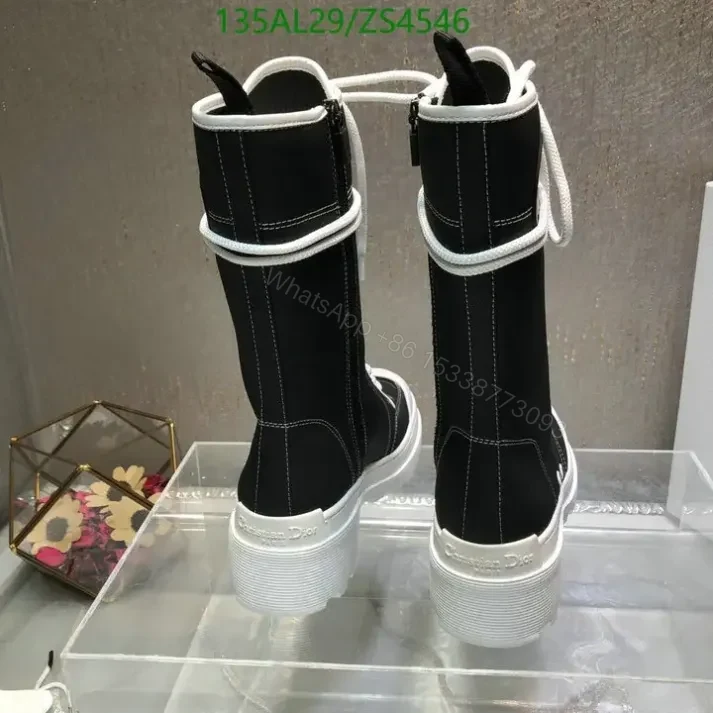 View 7 of Christian Dior canvas boots Replica for women TS5525
