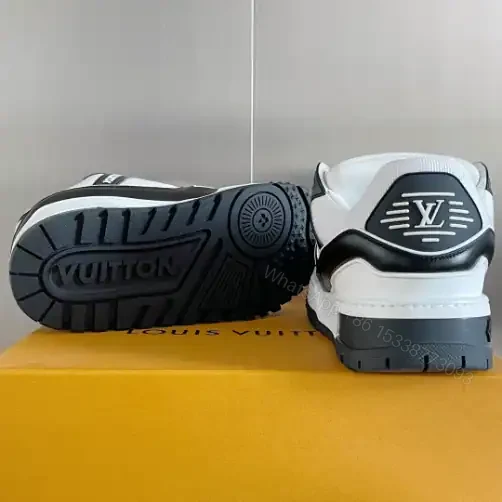 View 6 of LOUIS VUITTON LV TRAINER MAXI SNEAKERS IN BLACK AND WHITE – LSVT337