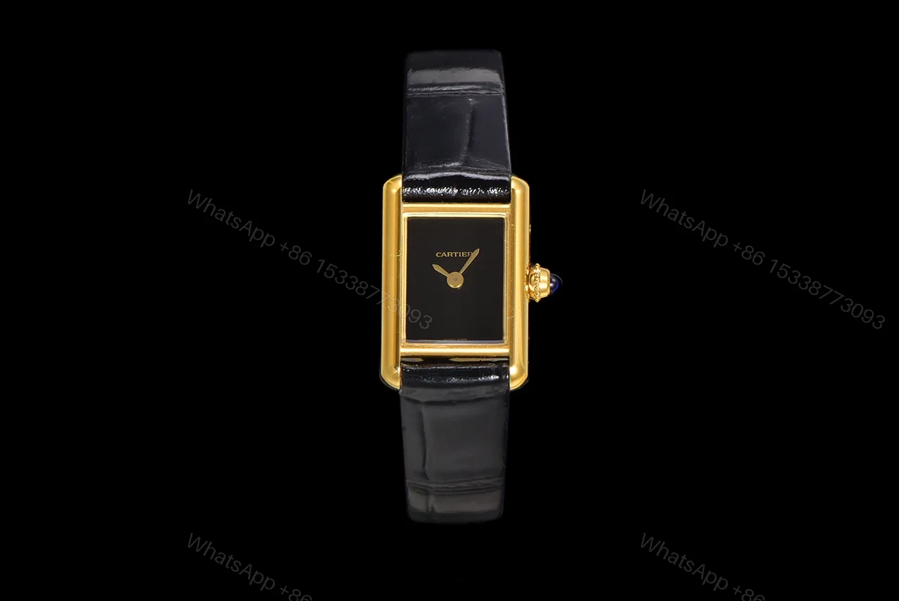Cartier Tank Louis Cartier Large Manual Yellow Gold Black WGTA0091 — view 1