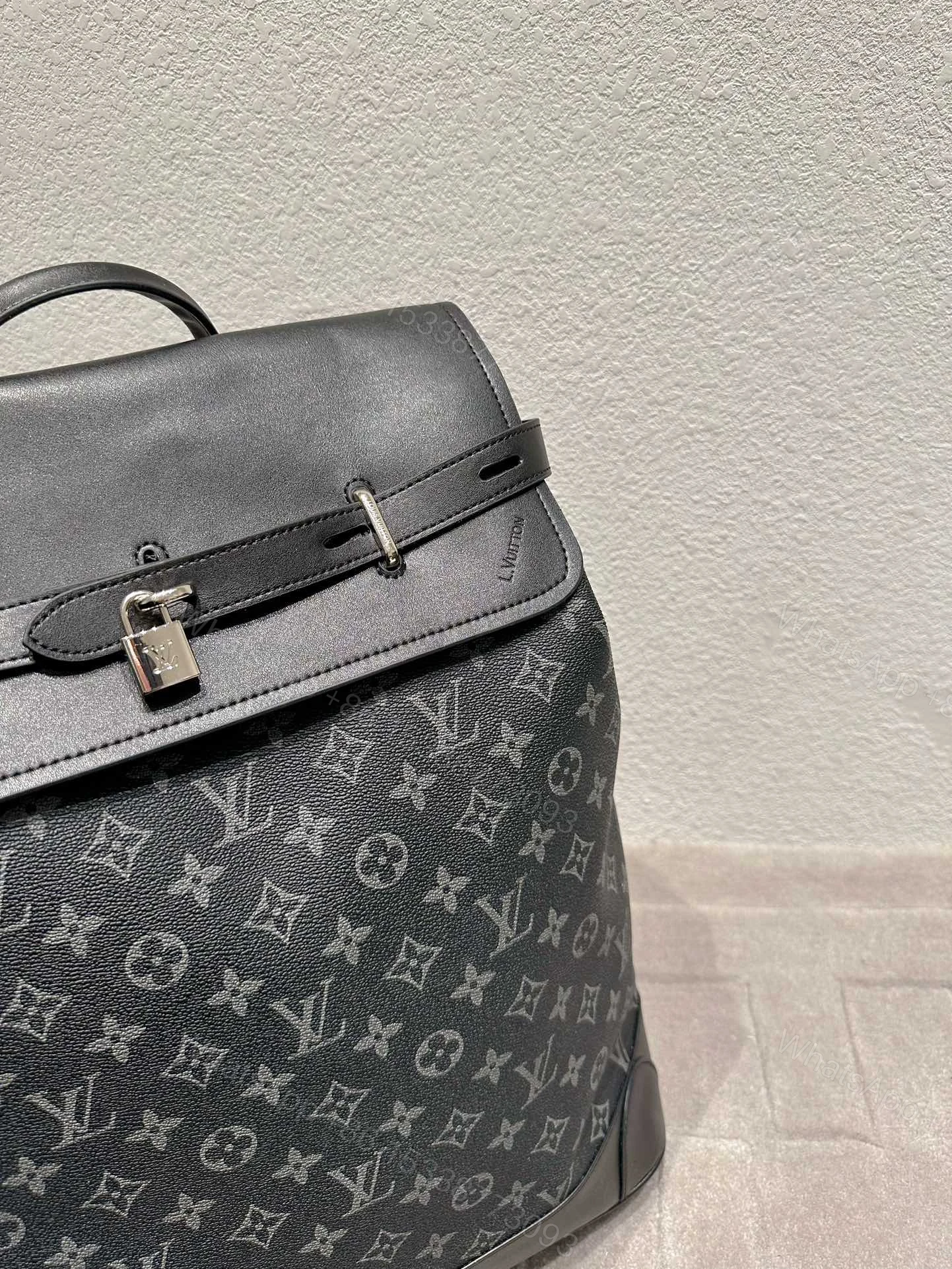 View 7 of Louis Vuitton Monogram Eclipse Steamer Backpack