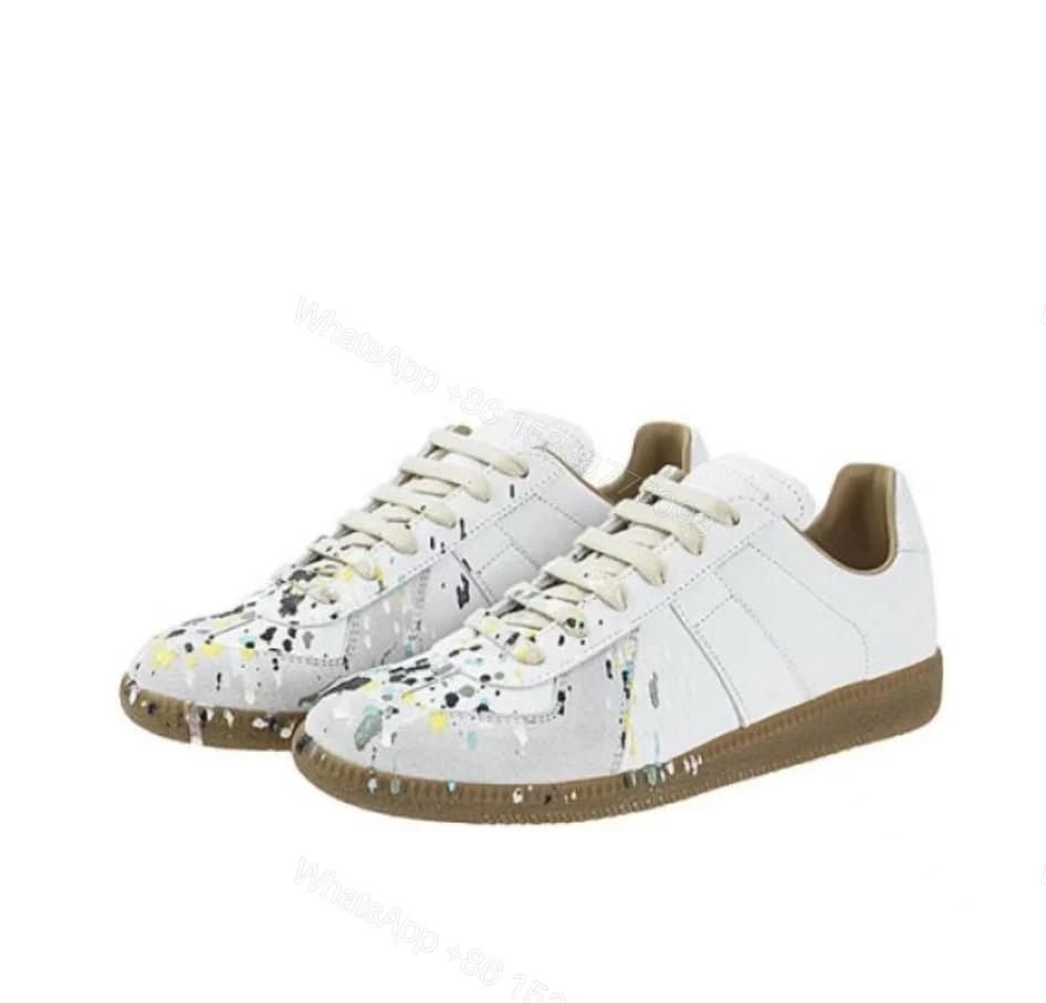 Maison Margiela White Paint Replica Sneakers POIZON240805818 — view 2