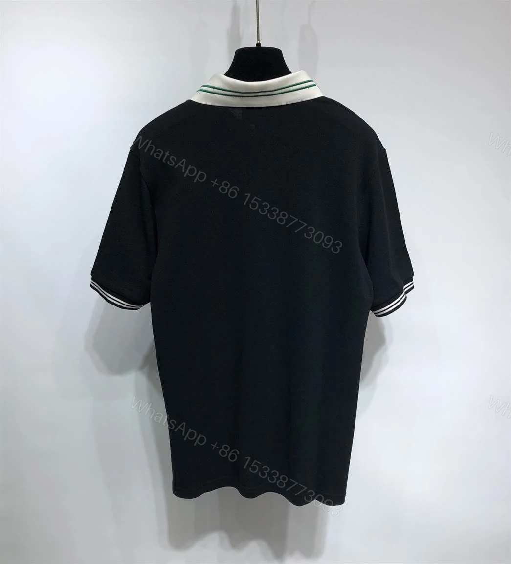 View 2 of Cotton piquet polo with Interlocking G – GC40
