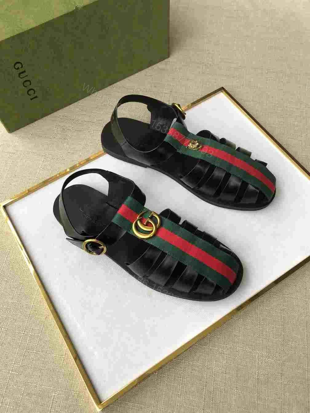 View 4 of GUCCI SANDAL WITH DOUBLE G – SDG010