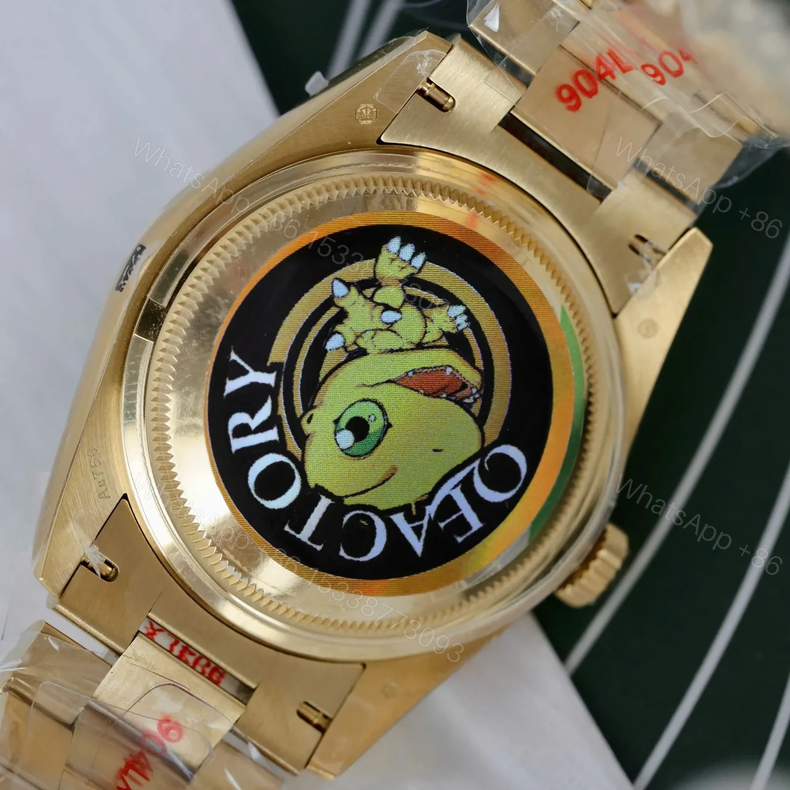 View 4 of Replica Rolex Day-Date Gold Dial 118238 36 mm