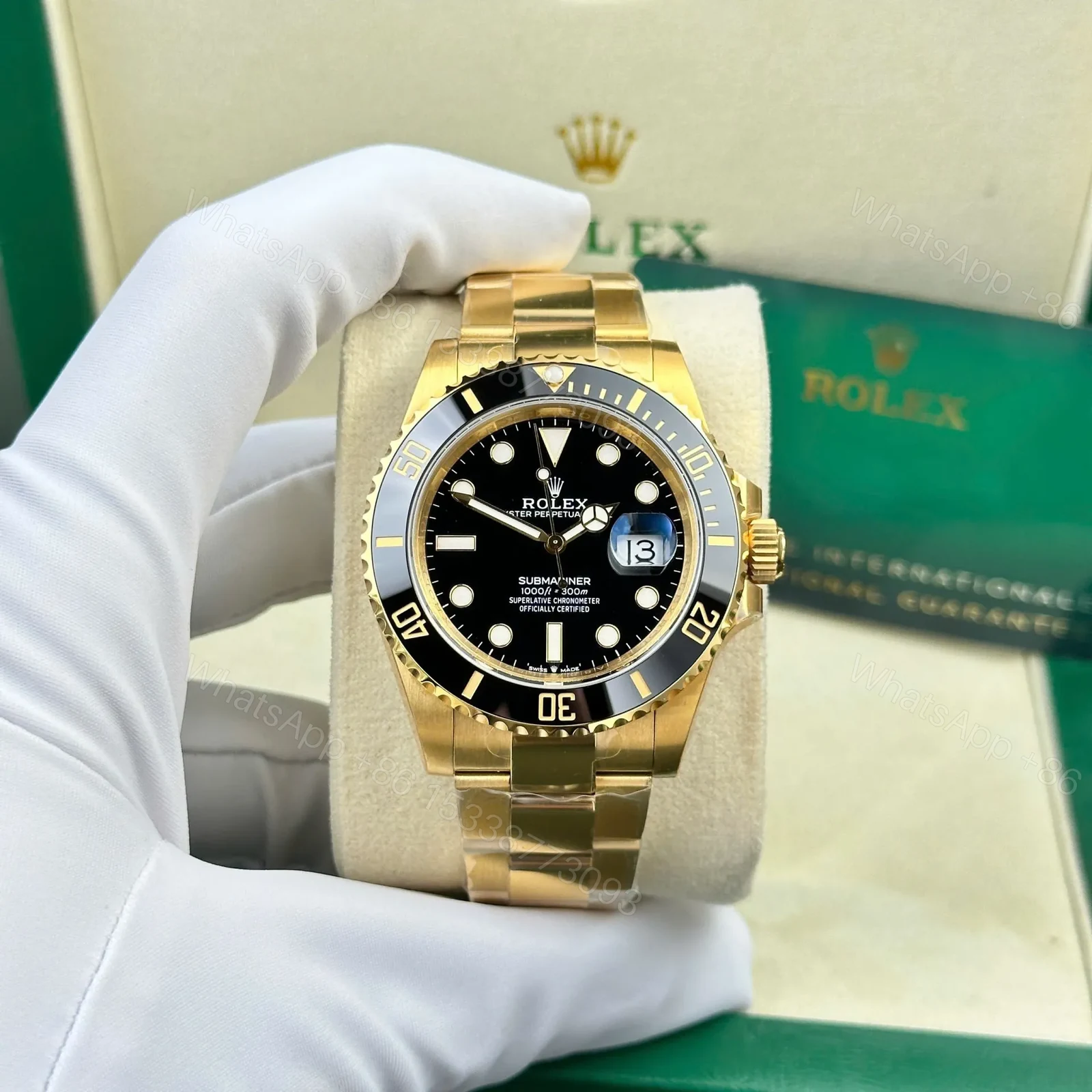View 2 of Superclone Rolex Submariner Black Dial 116618LN