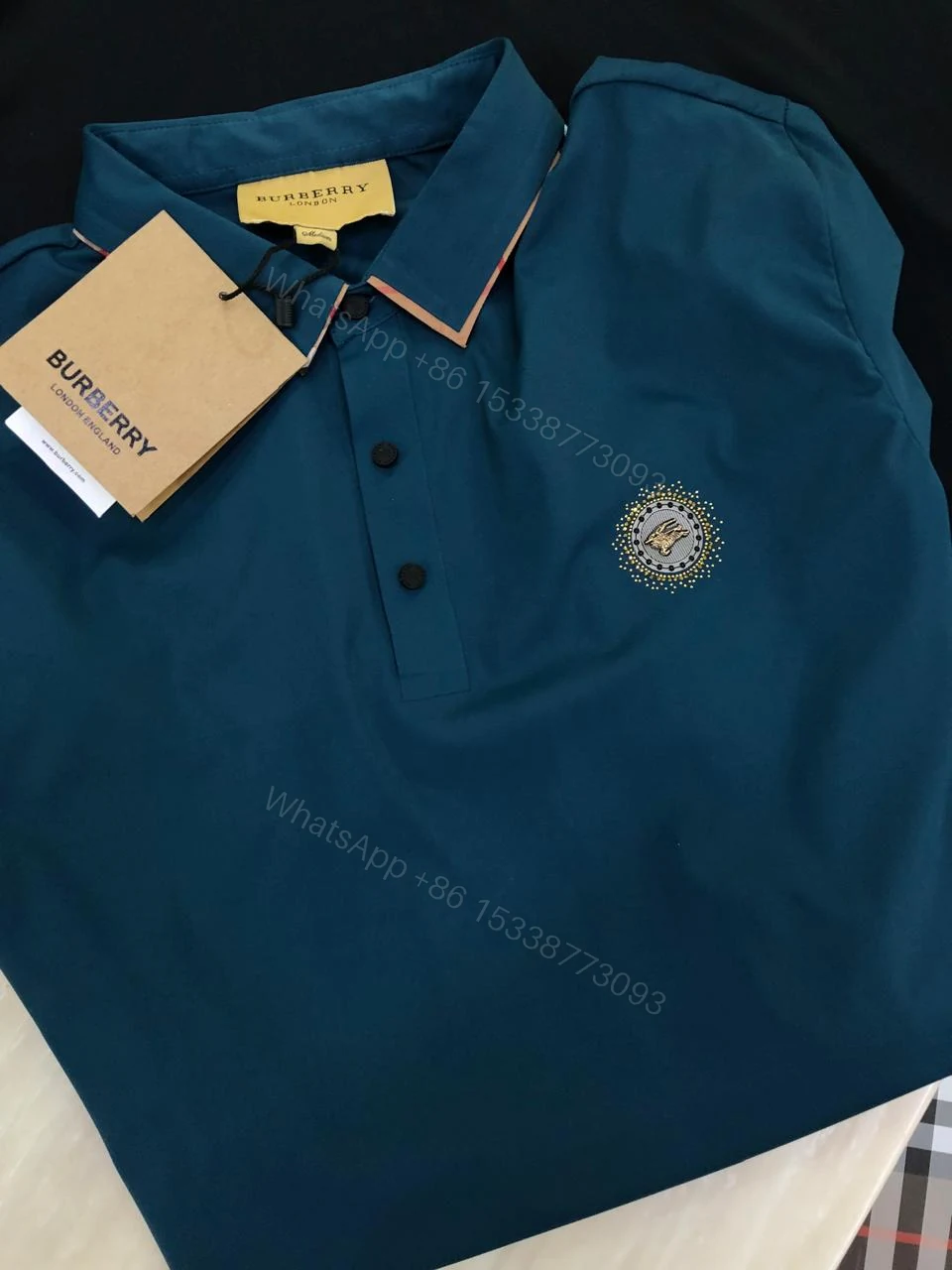 View 12 of FIRST COPY BURBERRY VERY EXCLUSIVE POLOS T-SHIRT