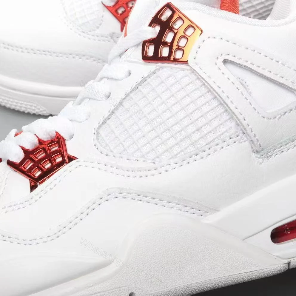 View 5 of Air Jordan 4 Retro Metallic Orange