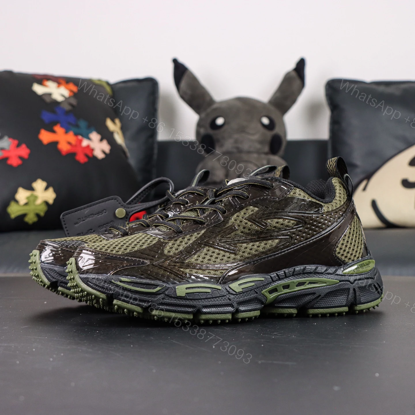 View 9 of Off White Be Right Back Black Olive