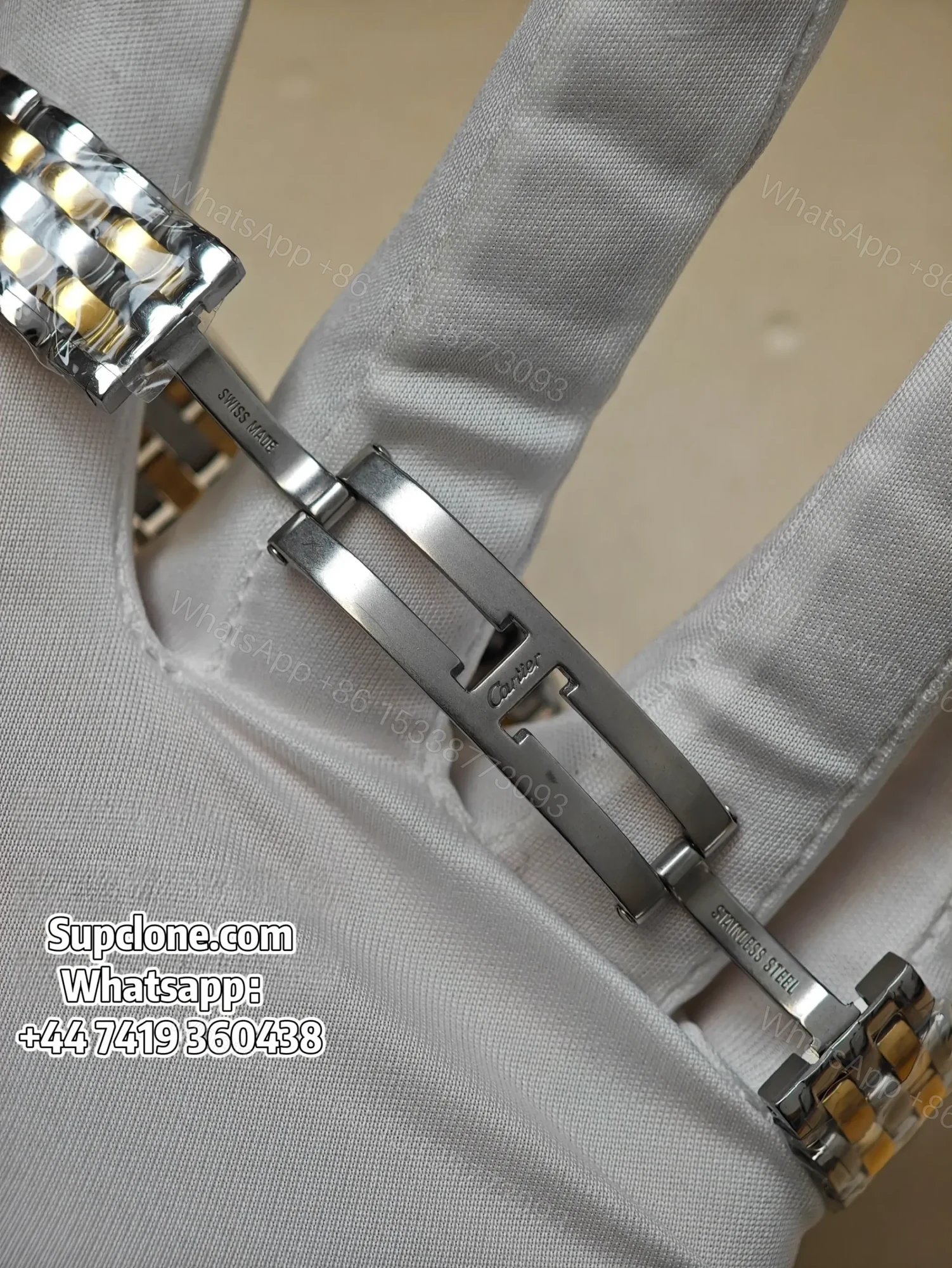 View 6 of Cartier Panthere W2PN0013 Two Tone Super Clone Quartz Watch