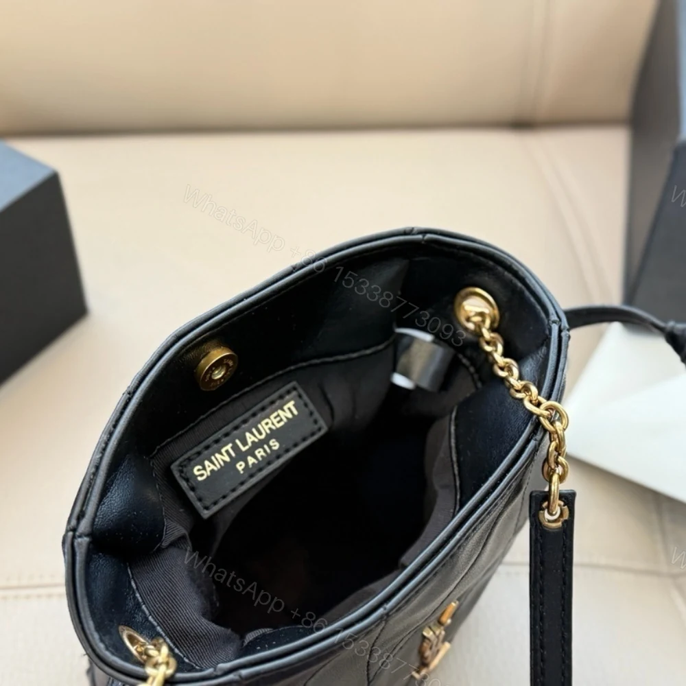 View 9 of Saint Laurent Jamie Mini Shoulder Pouch Black 14Cm