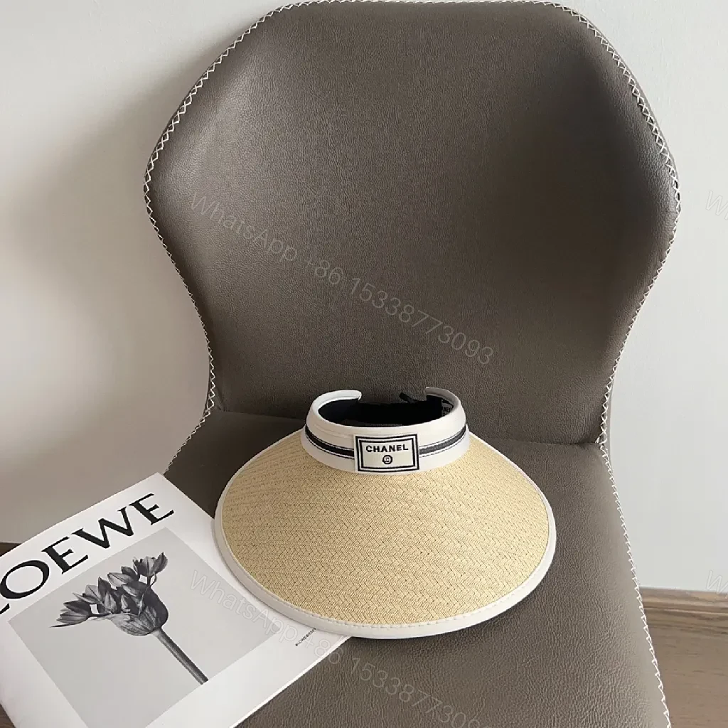 Straw Visor: Light Luxury, Breathable, Everyday Style — view 1
