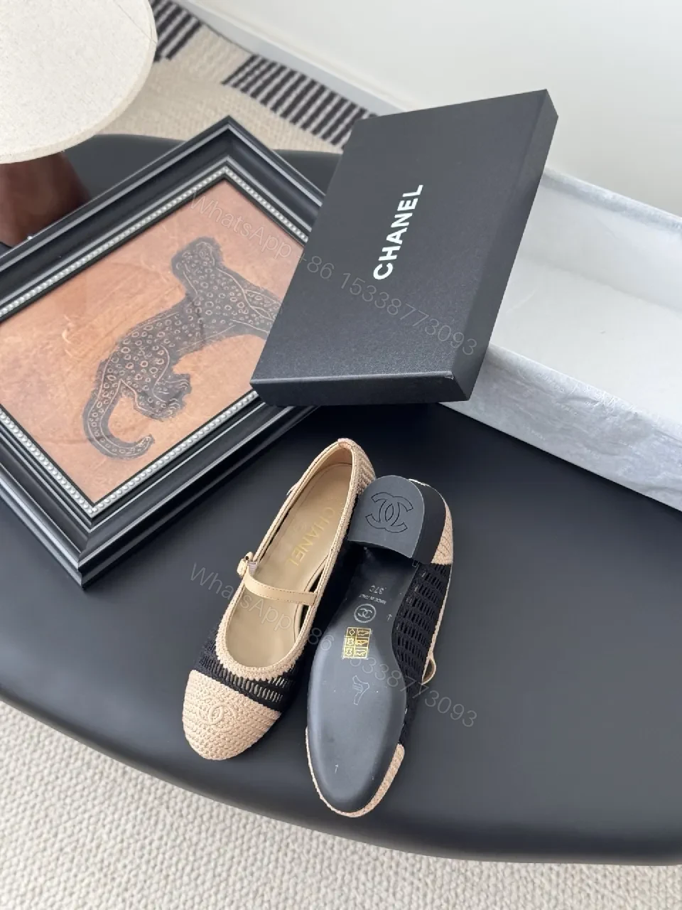 View 7 of Two-Tone Knit Mary Jane Heels: Sleek, All-Day Comfort