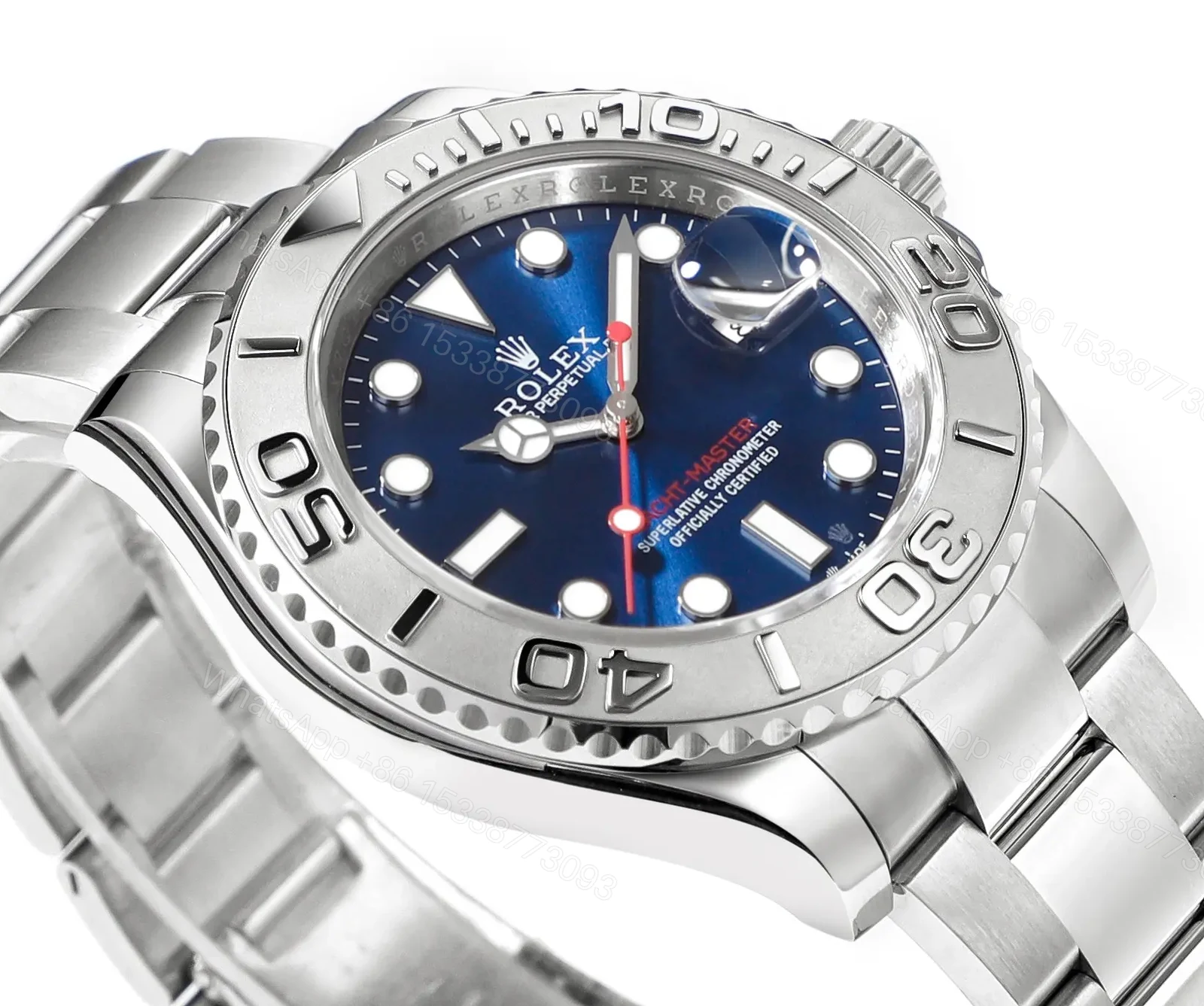 View 3 of Clean Factory Clean Factory Rolex Yacht-Master 40mm Blue Dial Stainless