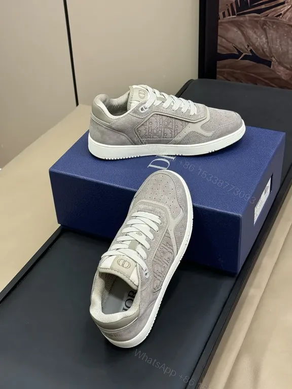 View 8 of Gray Suede-Diamond Textured Sneaker, Designer-Inspired Comfort