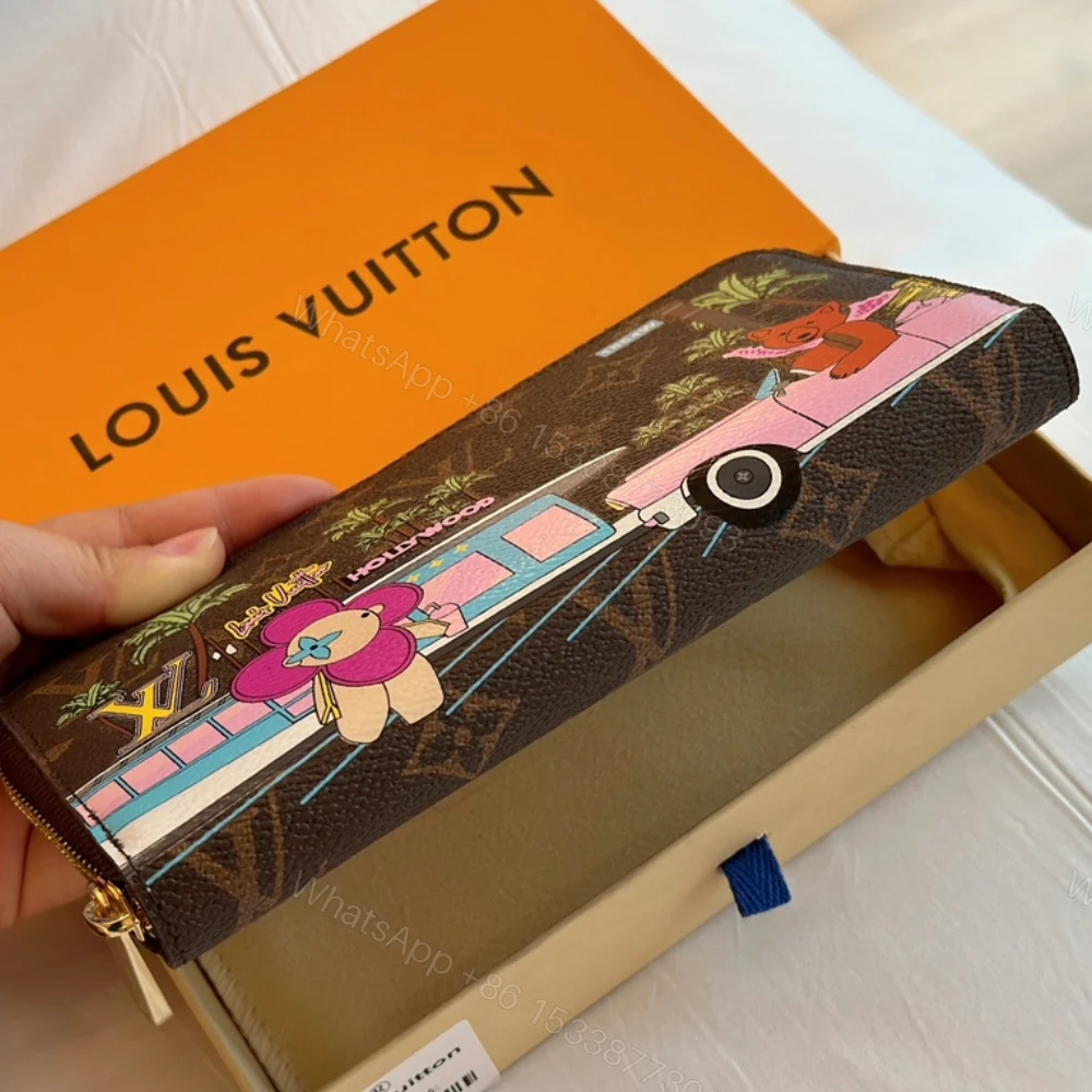 View 4 of LOUIS VUITTON ZIPPY WALLET VIVIENNE MONOGRAM BROWN 20CM