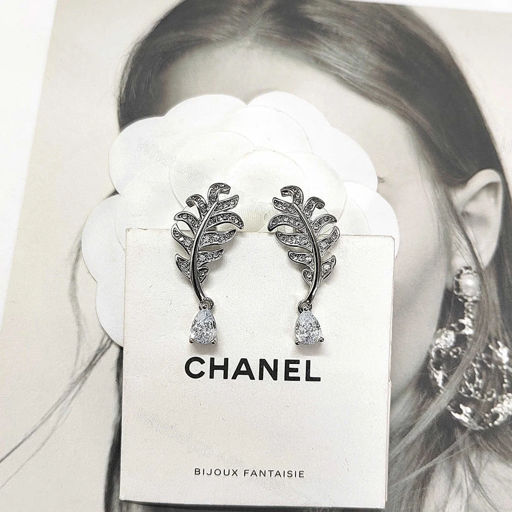 View 4 of CHANEL PLUME DE CHANEL EARRINGS