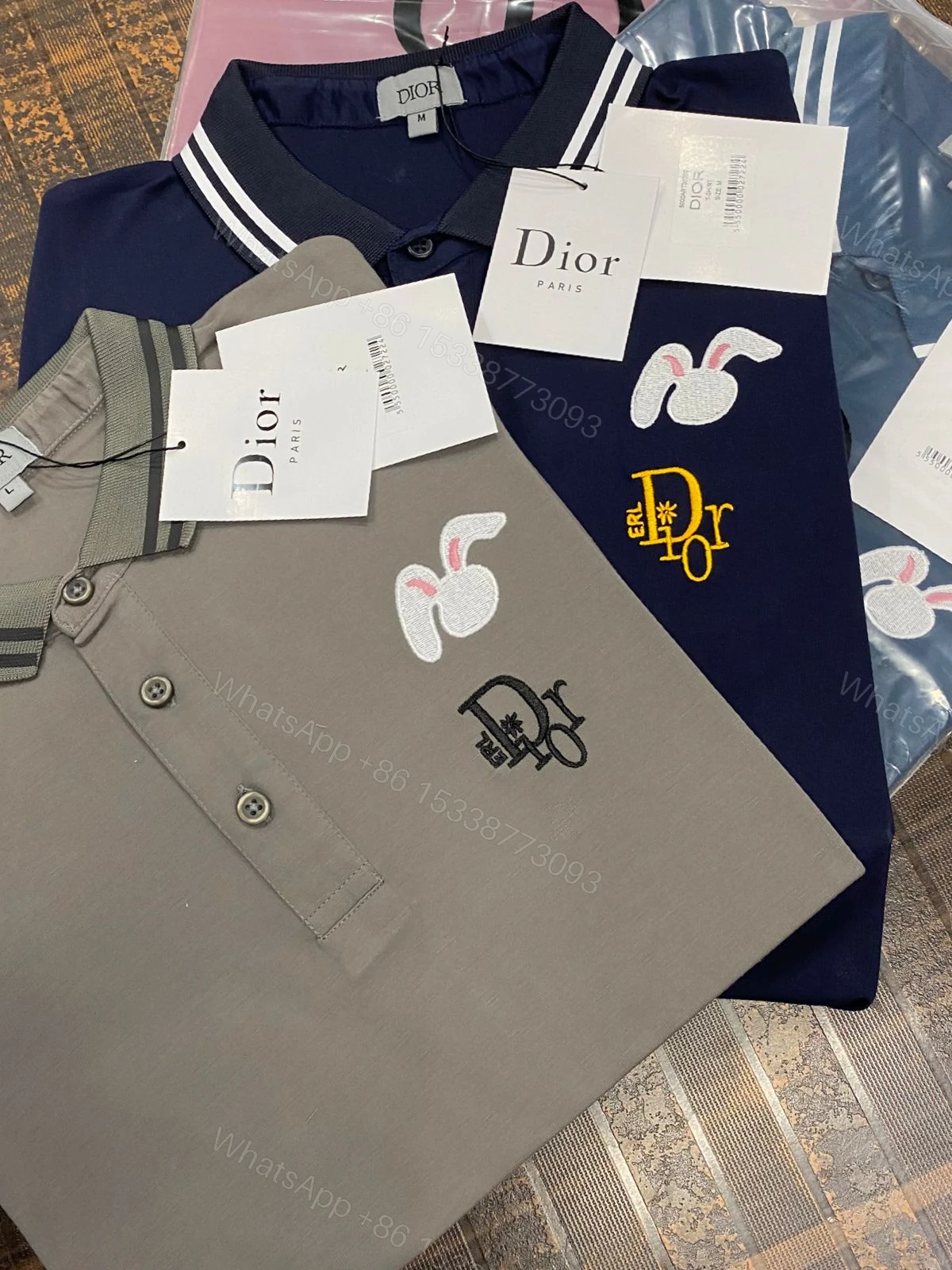 View 7 of First Copy Dior Imported Polos
