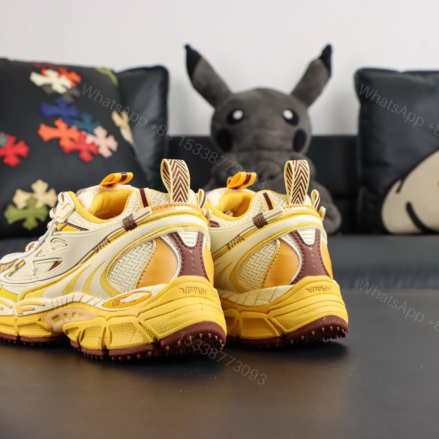 View 7 of Off White Be Right Back Creamy yellow Reps
