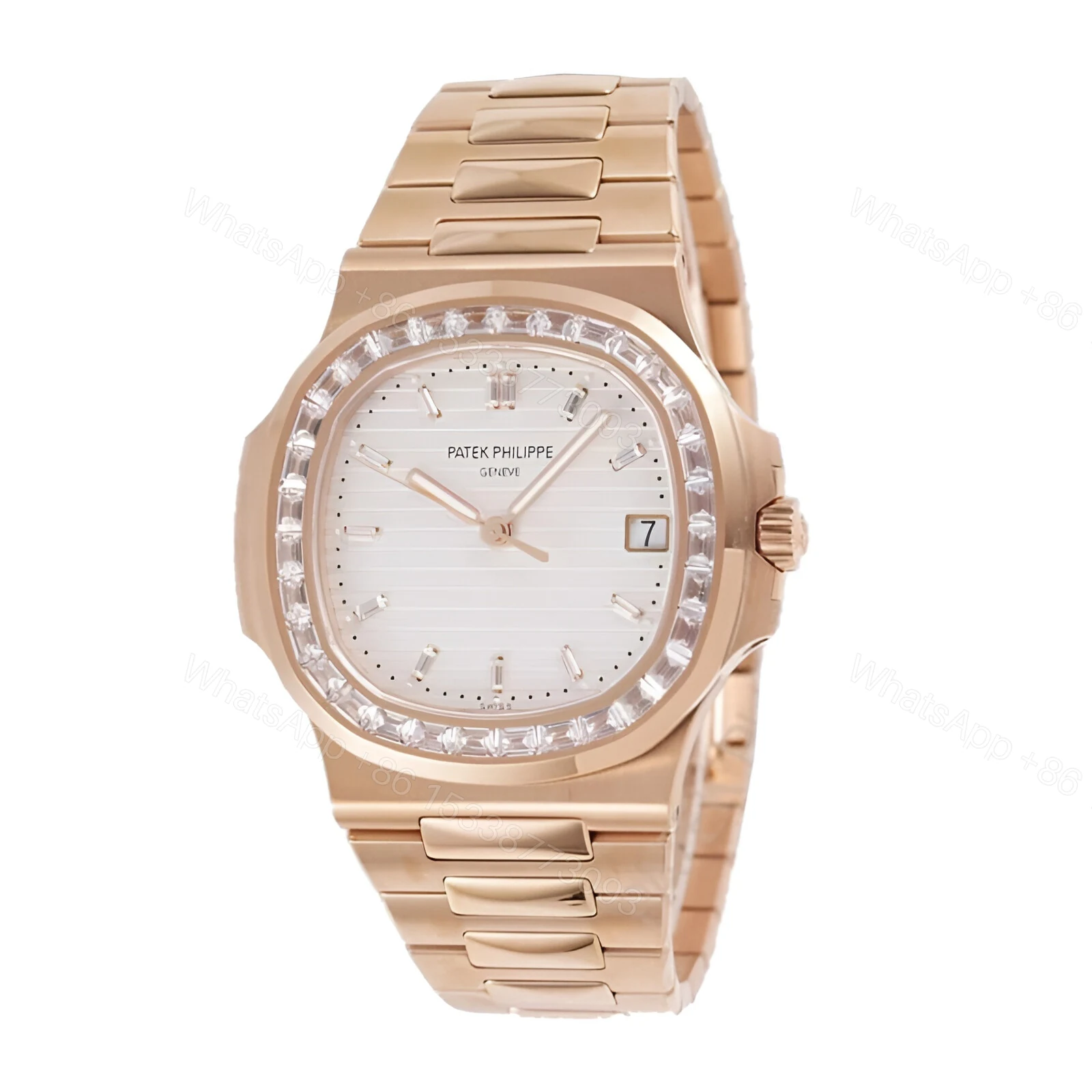 View 2 of Patek Nautilus White 7122/1R-001 Replica