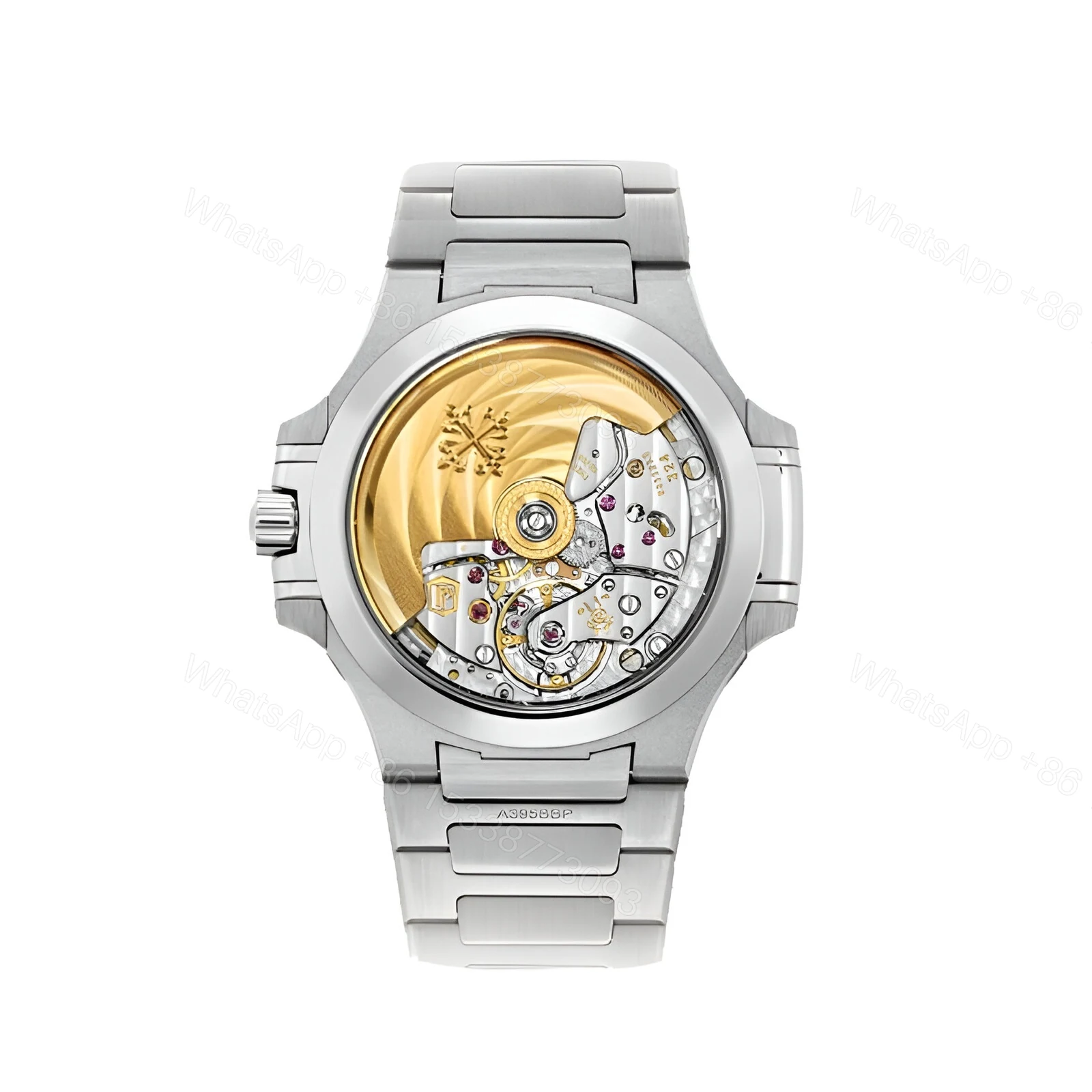 View 5 of Patek Philippe Nautilus Platinum Blue Replica