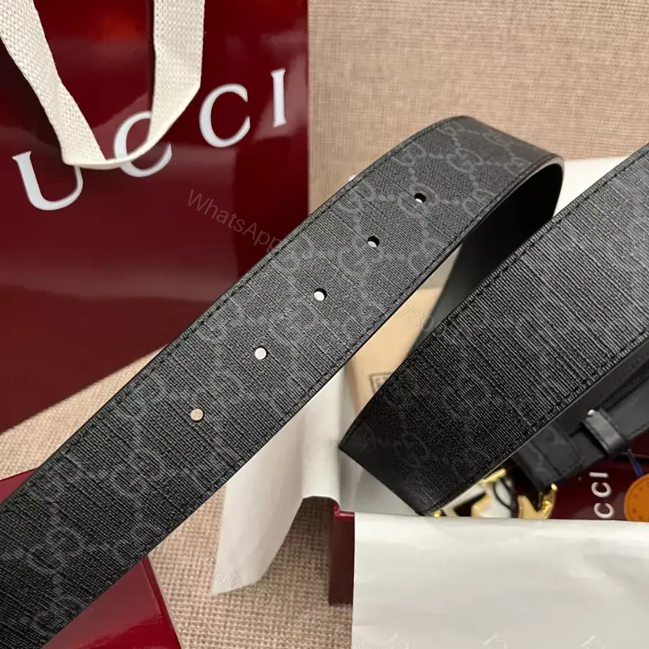 View 8 of GUCCI BELT WITH INTERLOCKING G BUCKLE 4CM – B109