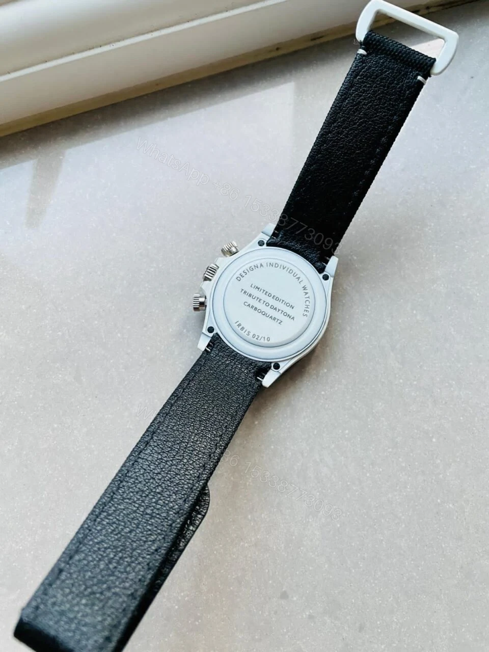 View 12 of Noob Factory 1:1 Rolex Daytona DIW PANDA White Carbon Case and Bezel Best Edition White/Black Dial SA4130 V2