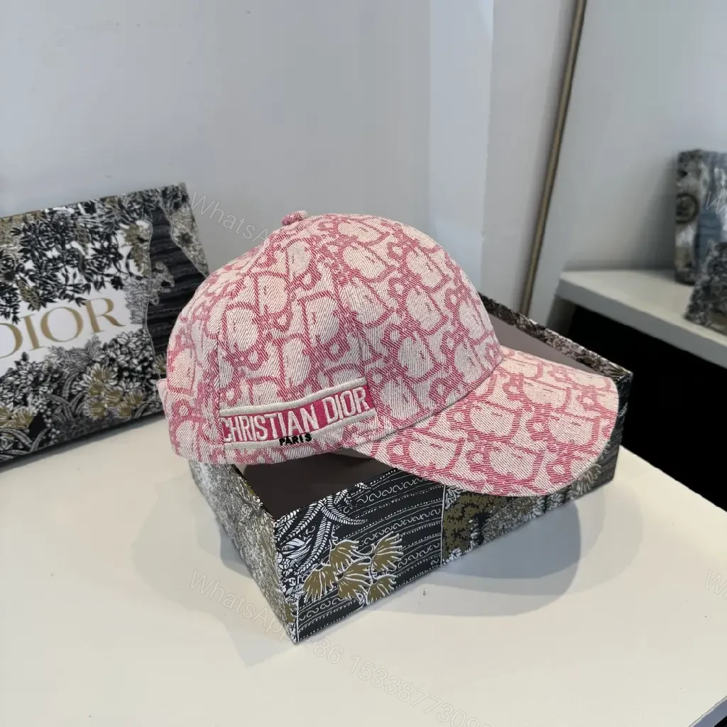 View 6 of Light Pink Monogram Baseball Cap with Raised Logo Patch