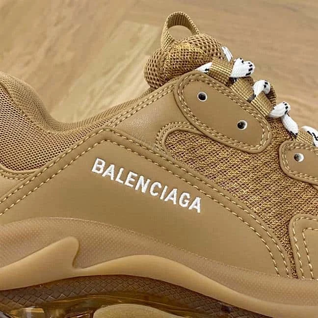 View 9 of BALENCIAGA MEN’S TRIPLE S SNEAKER CLEAR SOLE – BB184