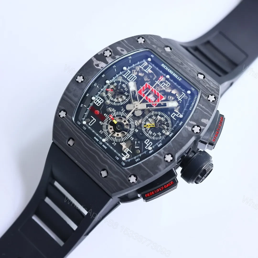 View 9 of Richard Mille RM011-FM Black Chronograph Watch