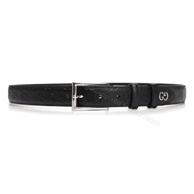 GUCCI SIGNATURE BELT WITH GG DETAIL – B35 — view 1