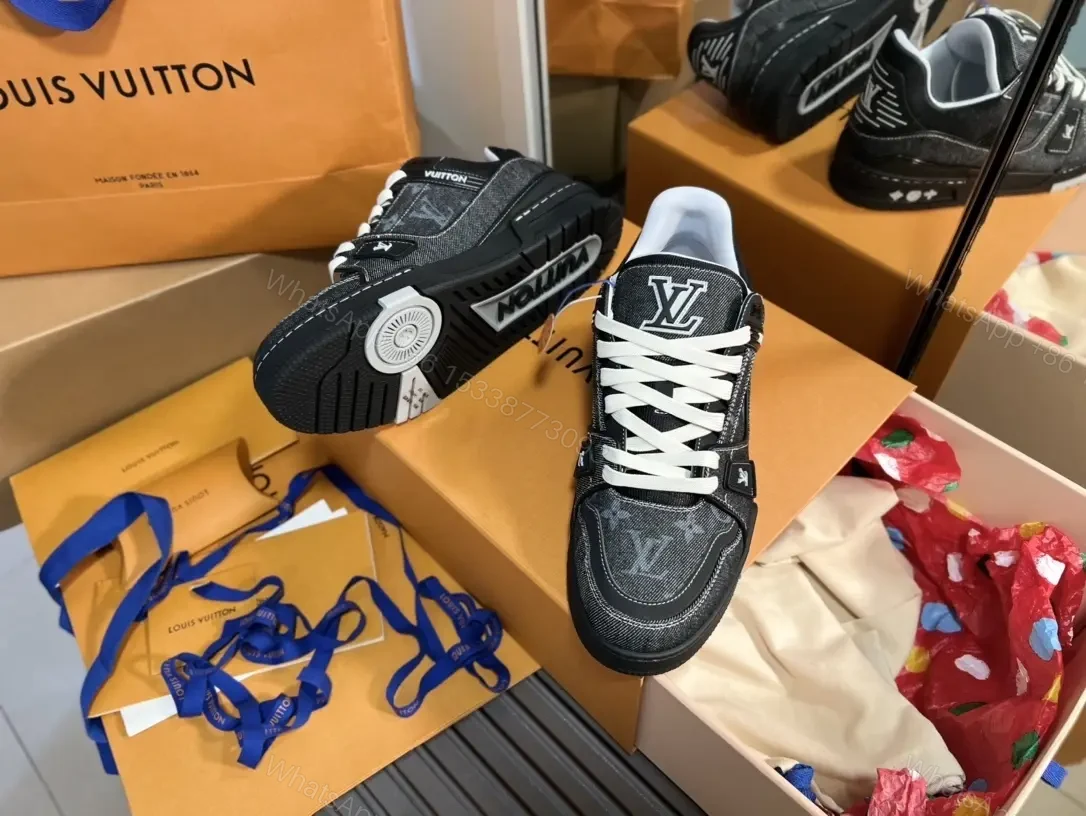 View 2 of Bold Textured Runner: Premium Sneakers with Monogram Detail