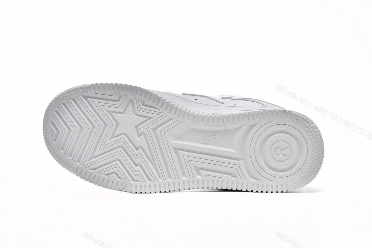 View 3 of Cheap Reps BapeSta Low White